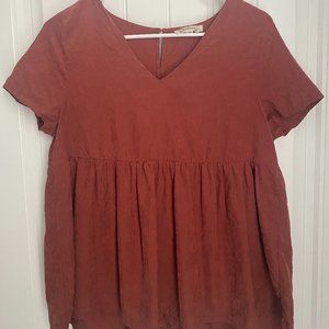 Burgundy Blouse